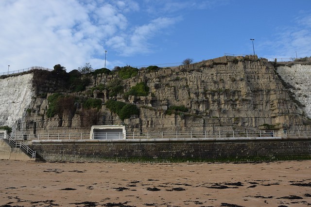 The Pulhamite cliff at Ramsgate, 2015