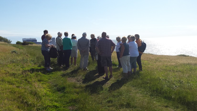 Guided walk at Heysham