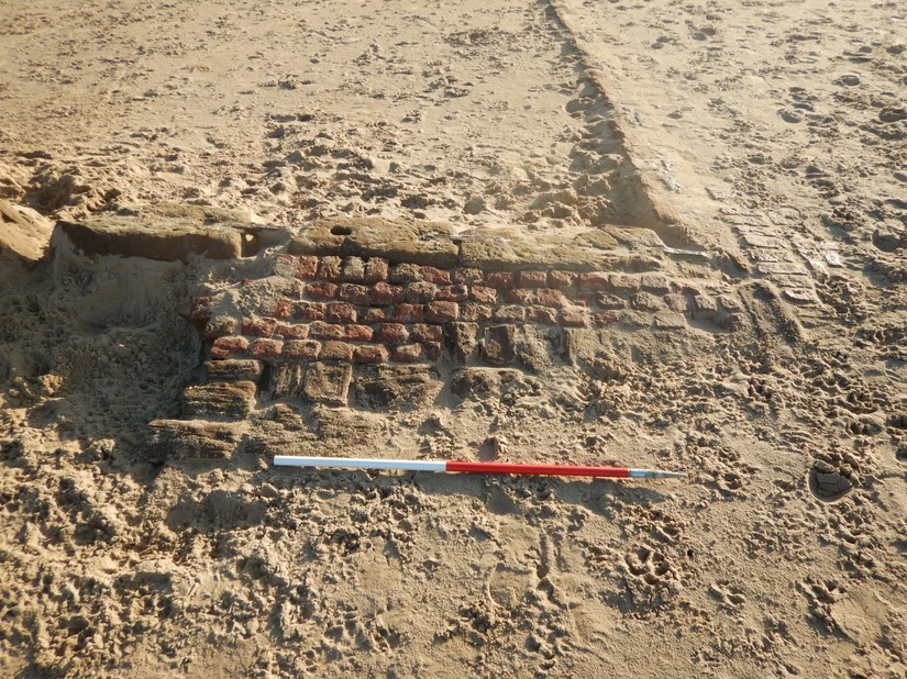 The remains of Formby lifeboat station