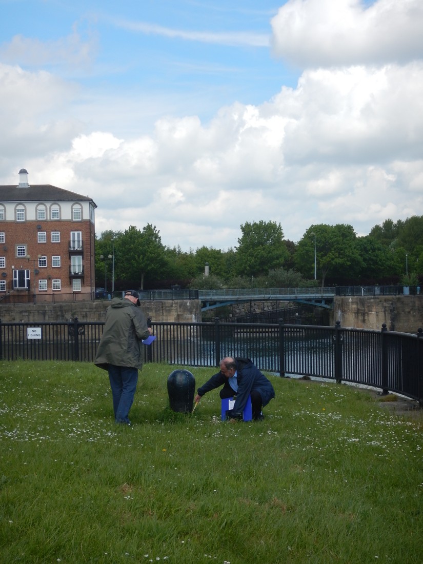 Recording mooring bollards using the app