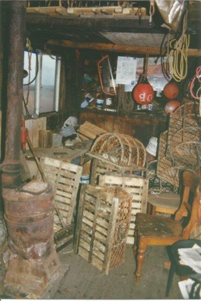Interior of the hut 1992