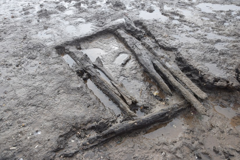 The trackway at Cleethorpes