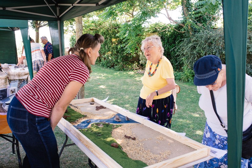 CITiZAN stall at Broadstairs Folk Week, Kent, August 2016