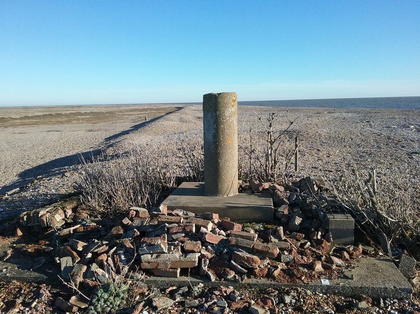 A kine theodolite base, Orford Ness