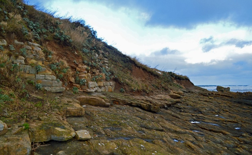 18th-century lime-kiln at Dell Point, Beadnell