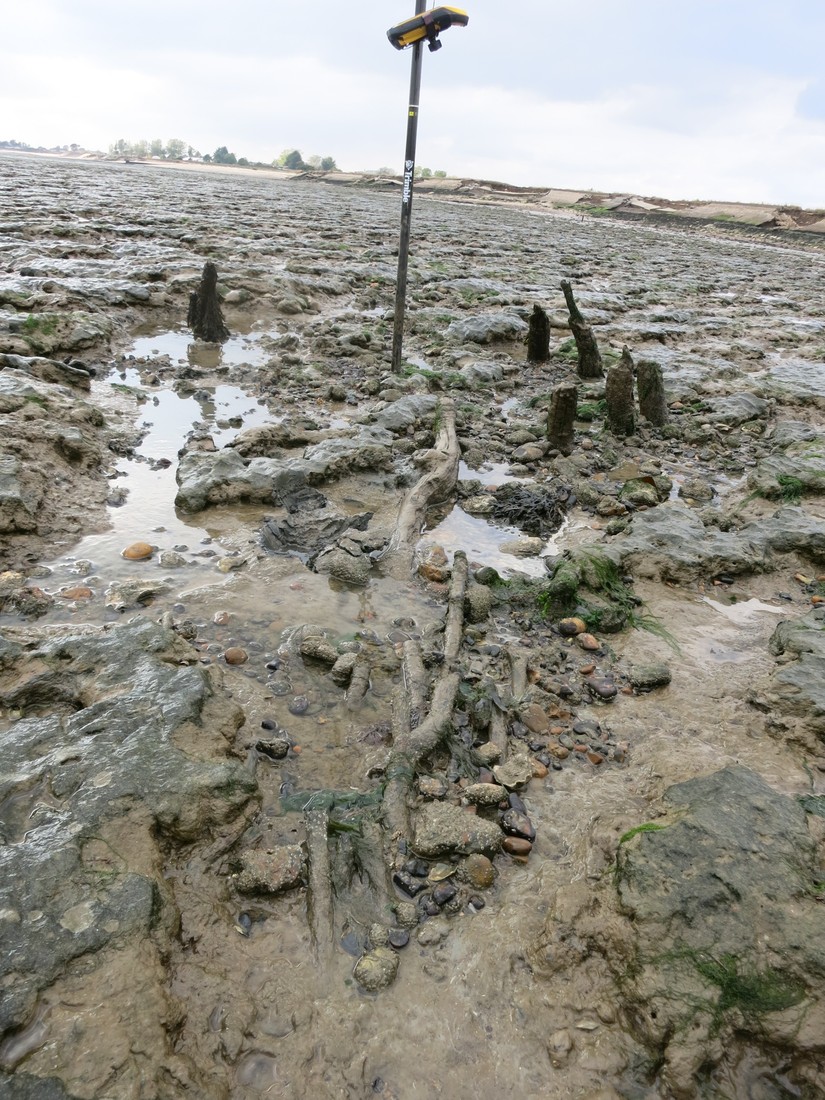 One of the many mysterious features on the Mersea foreshore