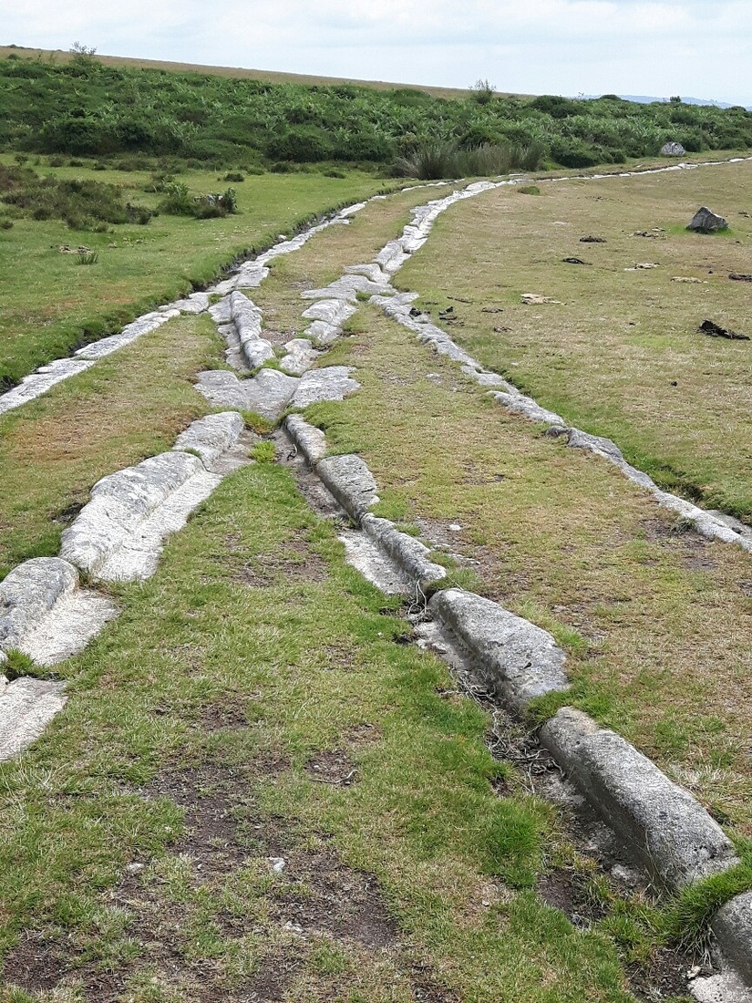 The Granite Tramway running from Haytor Quarry to the Stover Canal. A must see on Dartmoor!