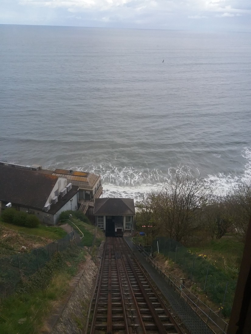 The South Cliff railway, the first of it's kind in the country