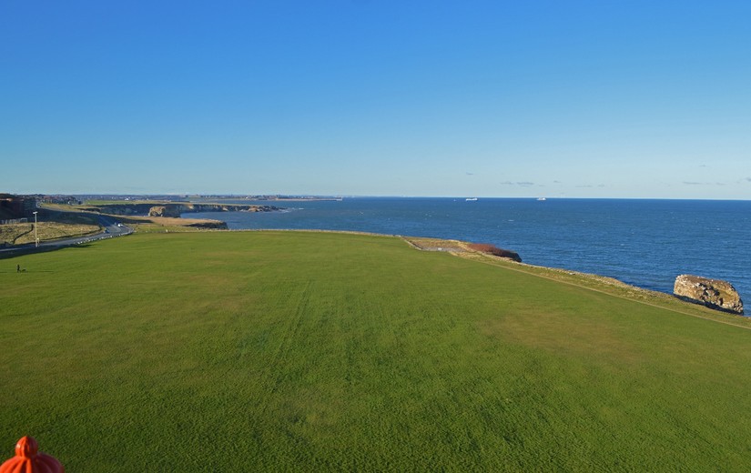 Former site of Marsden village from Souter lighthouse