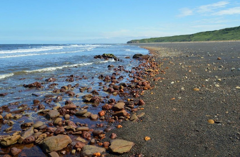 Blackhall Colliery beach in 2018