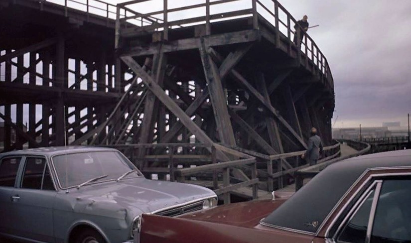 North Blyth coal staithes in “Get Carter”, 1971