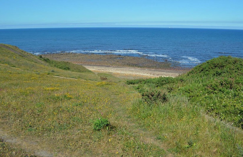 Site of the former Blackhall Colliery conveyor, 2018