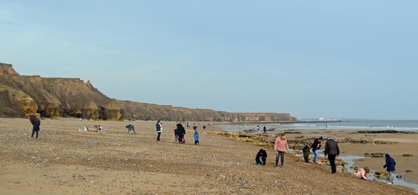 Glass hunters, Vane-Tempest beach