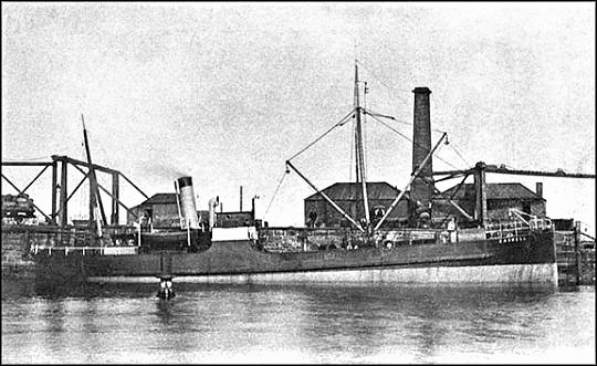 SS Oakenwell, the Seaham bottle-boat (Photo credit: wrecksite.eu)