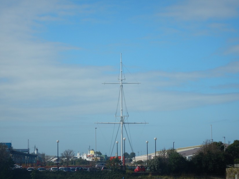 HMS Conway's mast