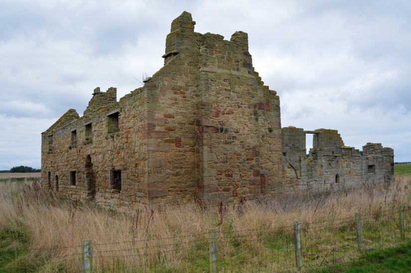 Chibburn Preceptory and dower house, as burnt by Bart and Forbin’s expedition 