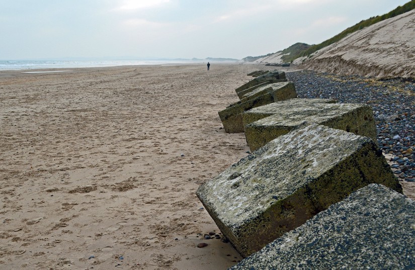 World War II tank blocks, Druridge Bay