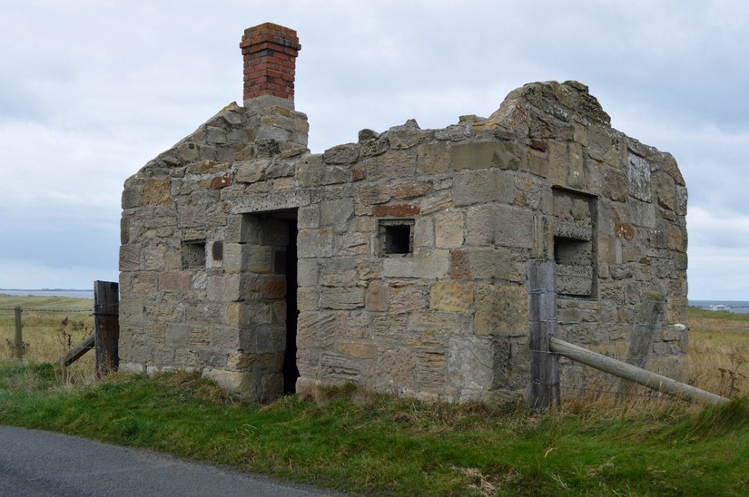 World War II pill-box overlooking Druridge Bay