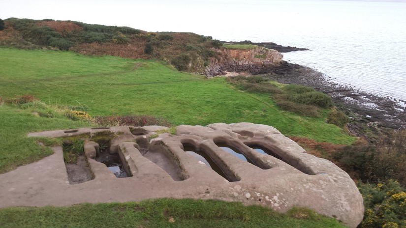 The rock-cut graves at St Patrick's Chapel