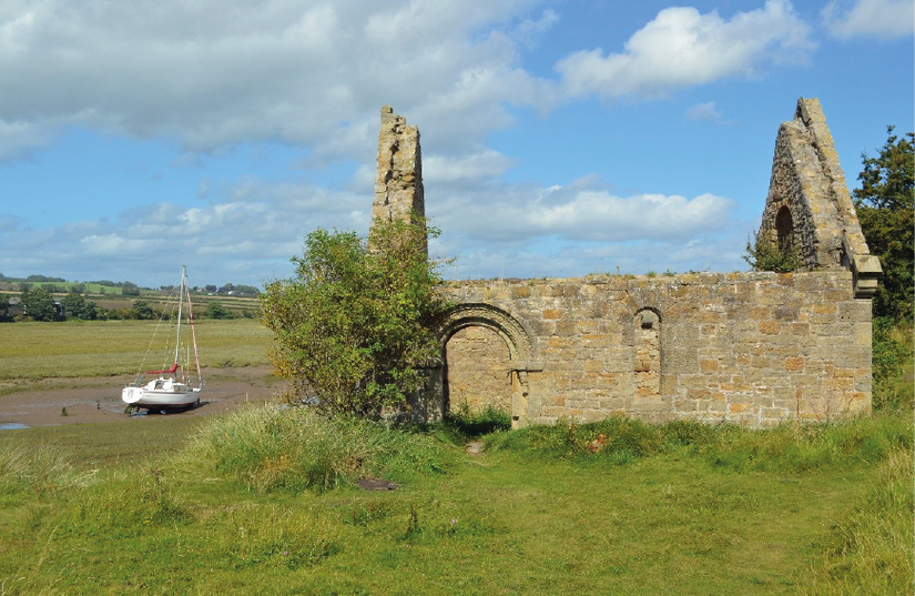 19th century mortuary chapel, Church Hill, Alnmouth