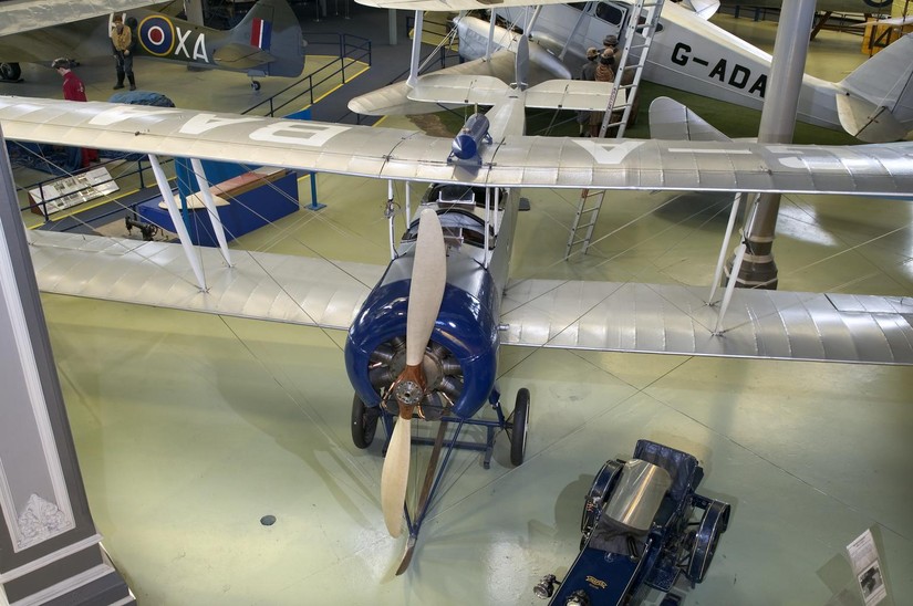 An Avro 504k similar to the planes thrown of Southport's beach for the pleasure of day trippers