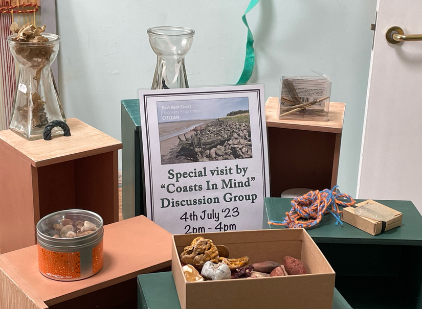 The sensory box displayed at Lyndhurst Care Home